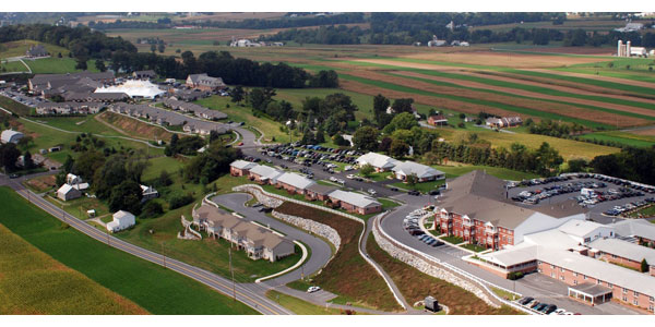 Aerial View of the Campuses